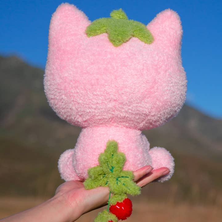 MikouArt - Wholesale Stuffed/Plush Toy - Kids & Baby - Strawmi β Strawberry Cat Plush Toy9