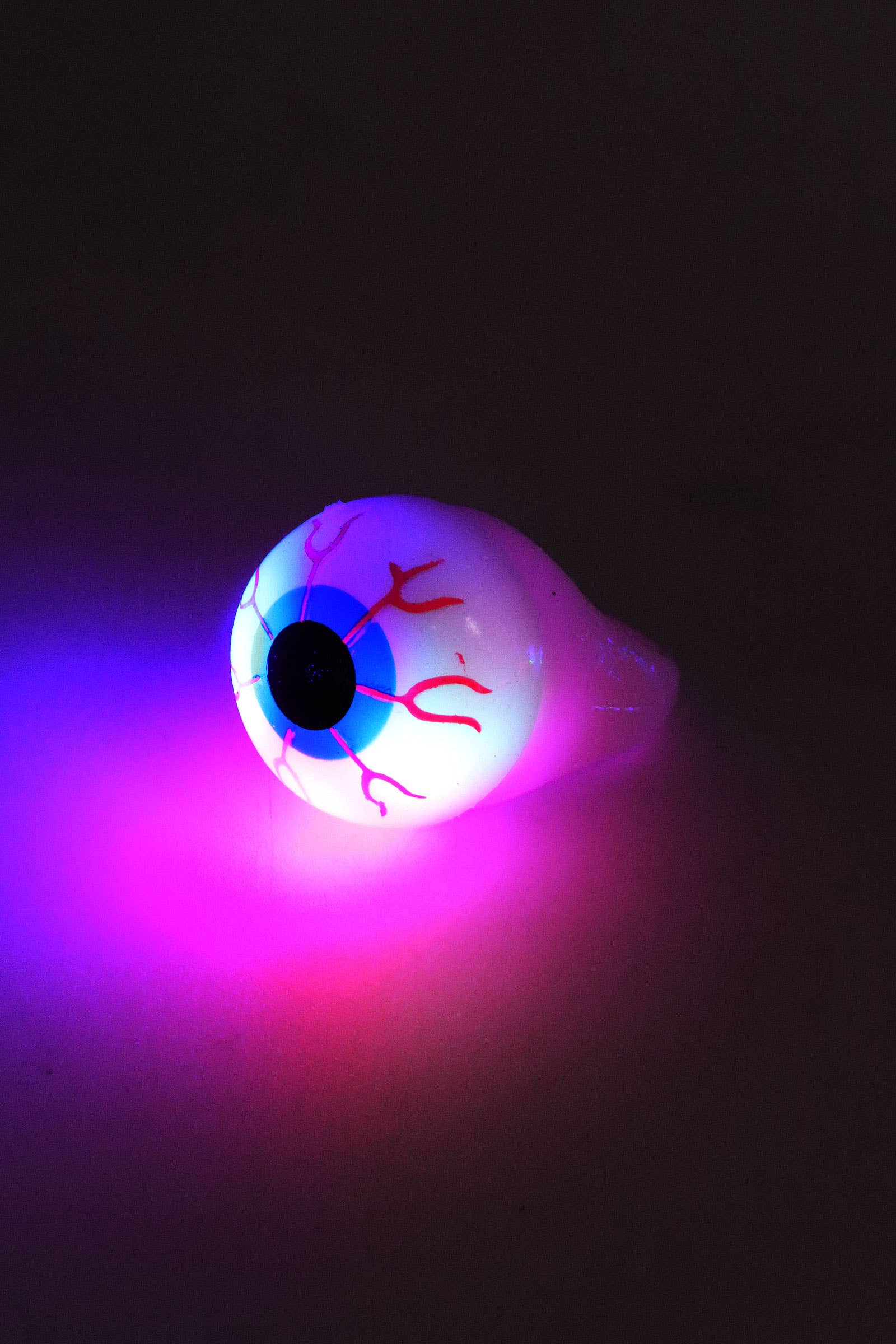 ASSORTED Halloween Jelly Charm Led Light-up Ring - 24 Pcs for wholesale on Faire12