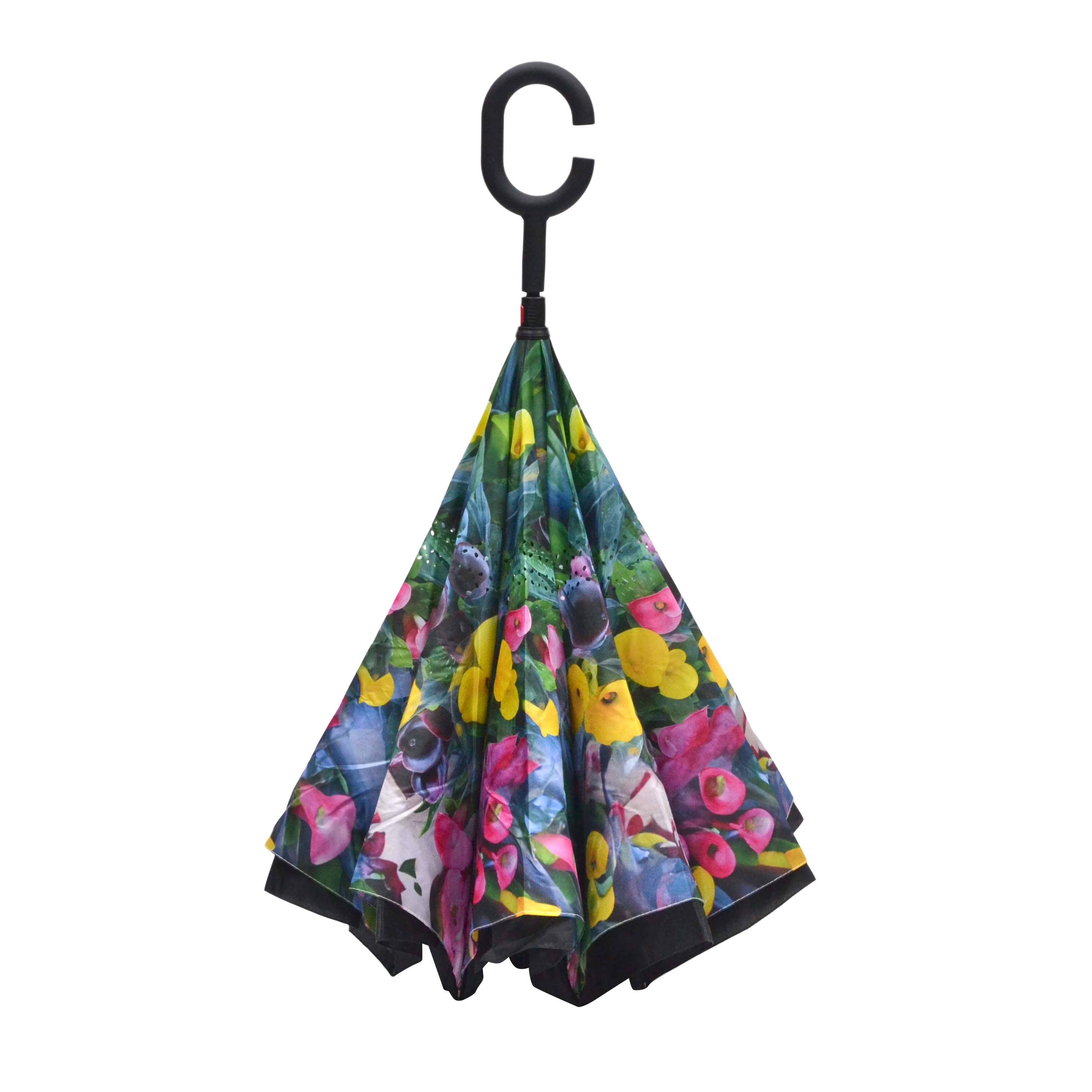 Nupouch / Nufoot - Vente Parapluie – femme - Parapluie inversé Topsy Turvy - 31 couleurs et motifs magnifiques32