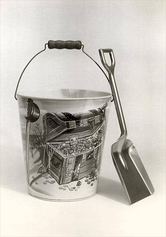 Found Image Press - Wholesale Art Print - Art Print TS-240 Sand Bucket and Shovel