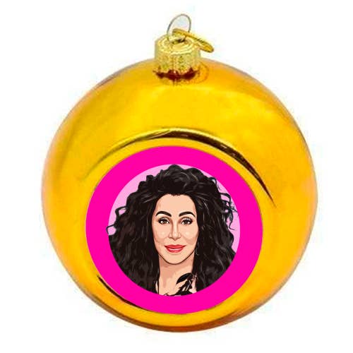 Christmas Baubles 'PINK CHER' for wholesale by ART WOW