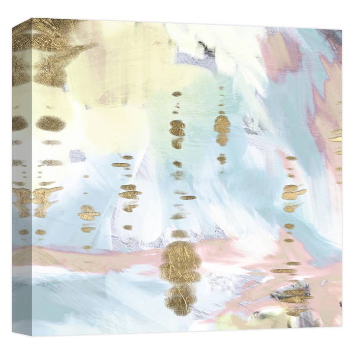 Aqua Aurora Iii Décoration murale sur toile 22 x 22 po pour la vente par PTM Images