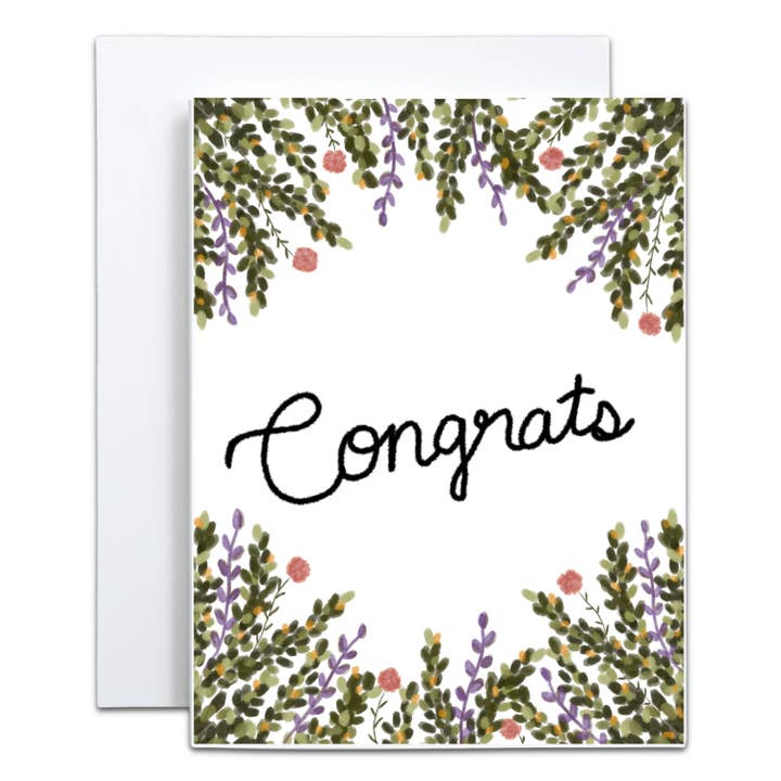 Biglietto di Auguri Florals Bush - Interno Vuoto per la vendita all'ingrosso da parte di mo.mitt