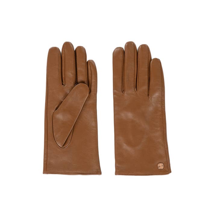 2185-03-10 LEATHER GLOVES BROWN for wholesale on Faire1