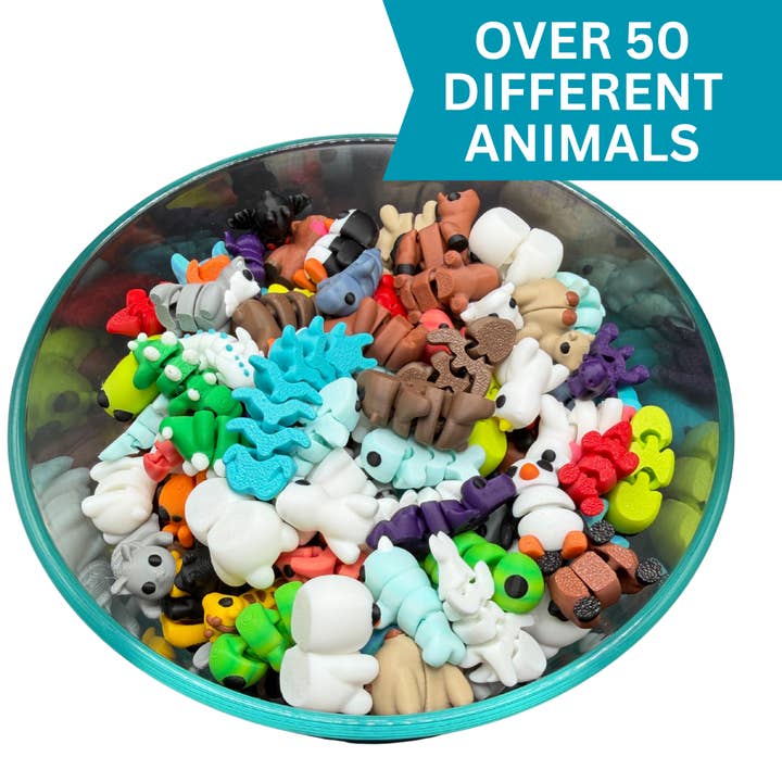 Animaux Articulés Imprimés en 3D - Pipsqueak Pets pour la vente par Sugar City Maker