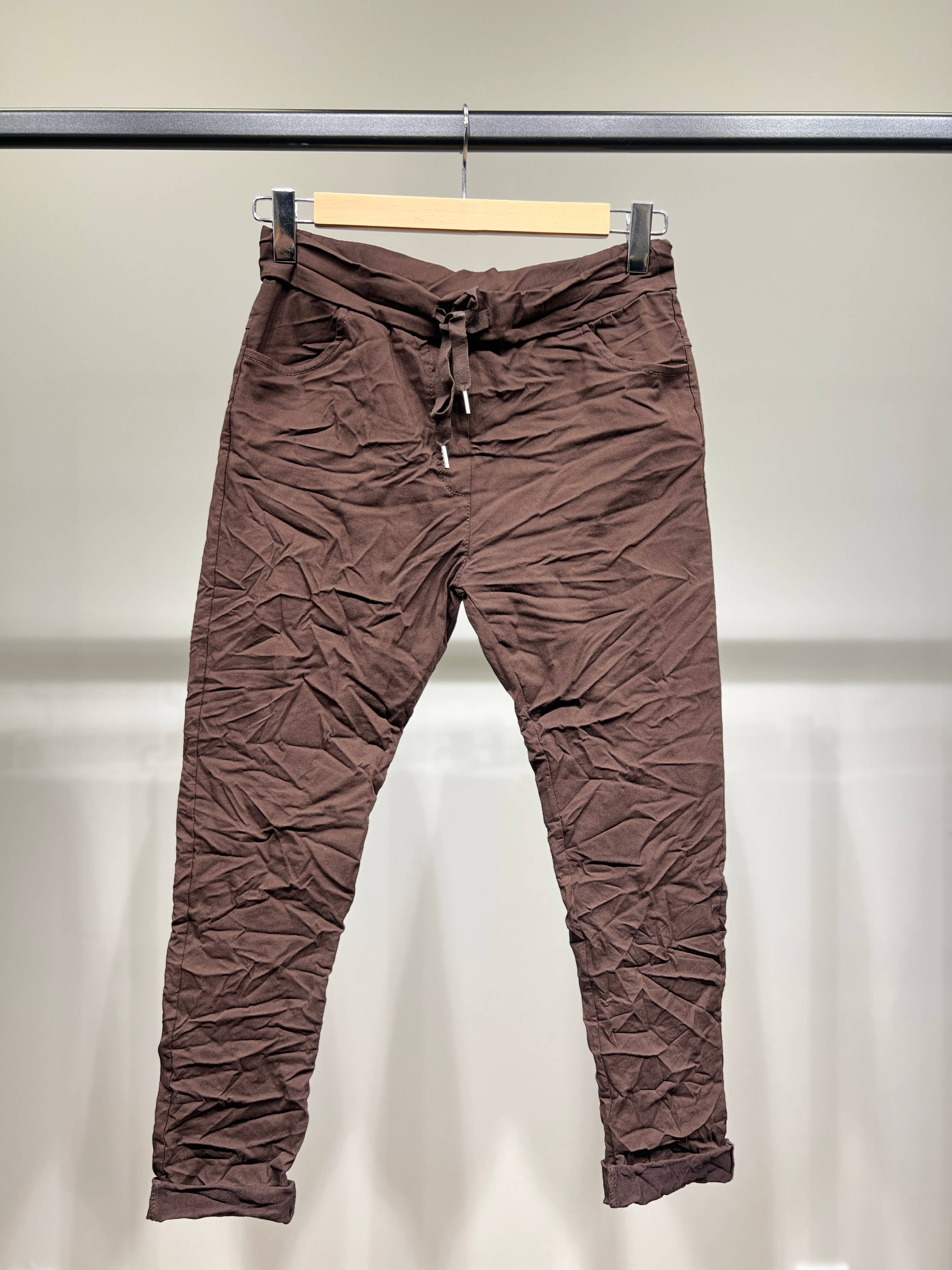 L'Emotion – wholesale Pants – Women's – Stretch Viscose Drawstring Jegging Pants6