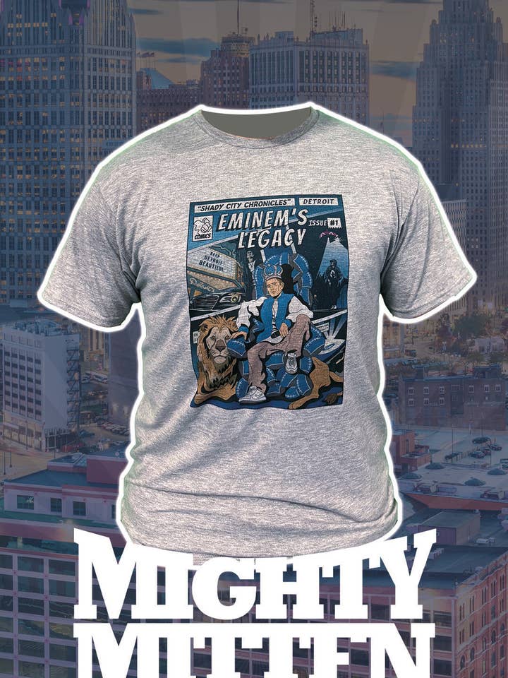 Shady City T-shirt voor wholesale door Mighty Mitten Apparel