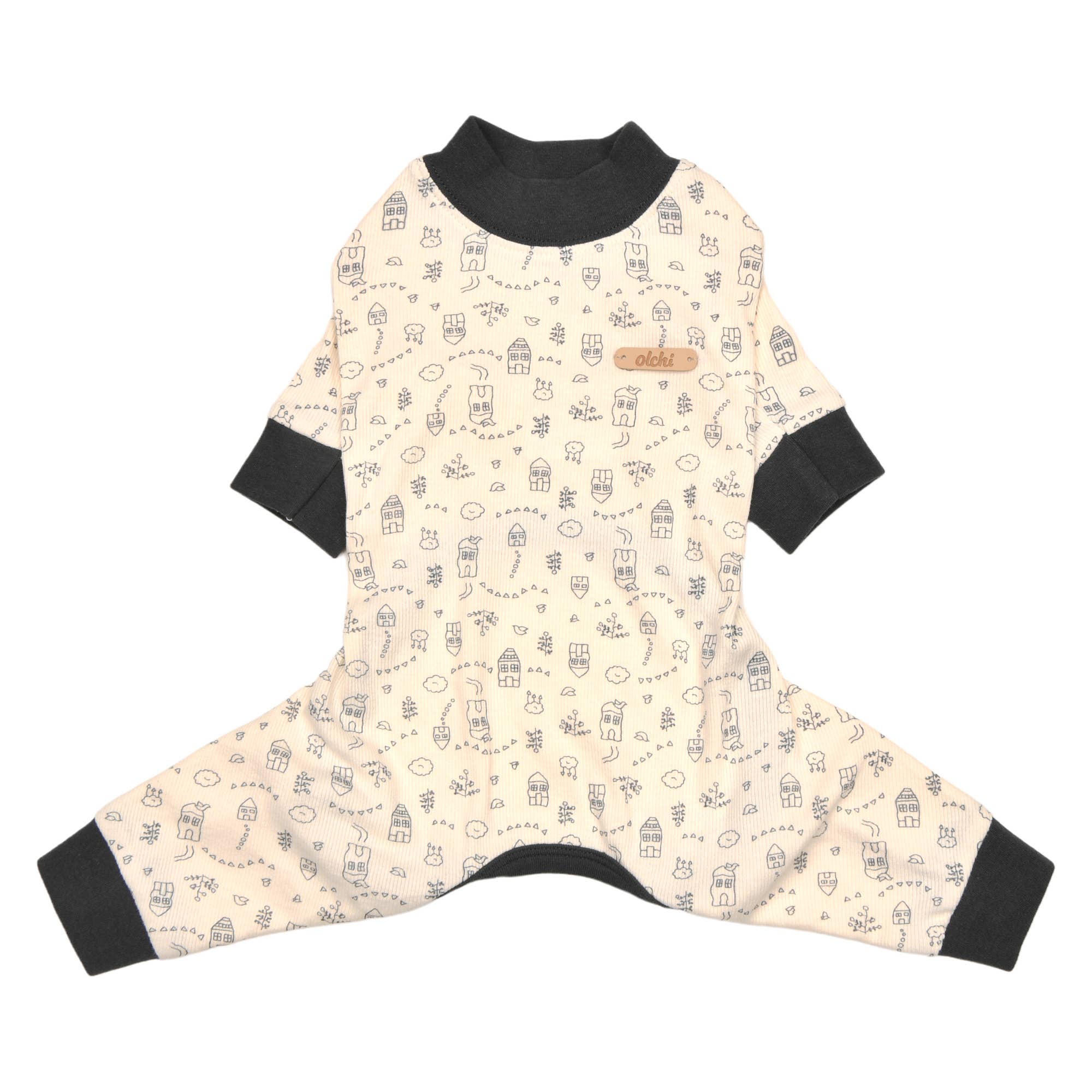 Olchi – wholesale Pet shirt – Dog – Olchi Village All-in-One - Dog Shirt0