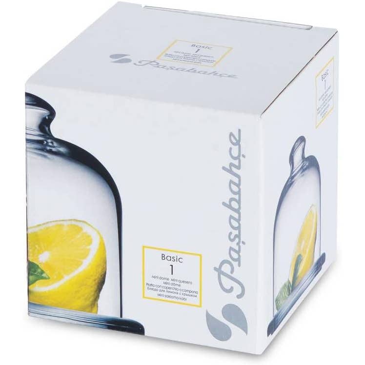 Hakan - Vendita all'ingrosso Contenitori per alimenti - Alzata Mini con Cupola in Vetro per Conservazione Alimenti con Coperchio, 10,4 cm9