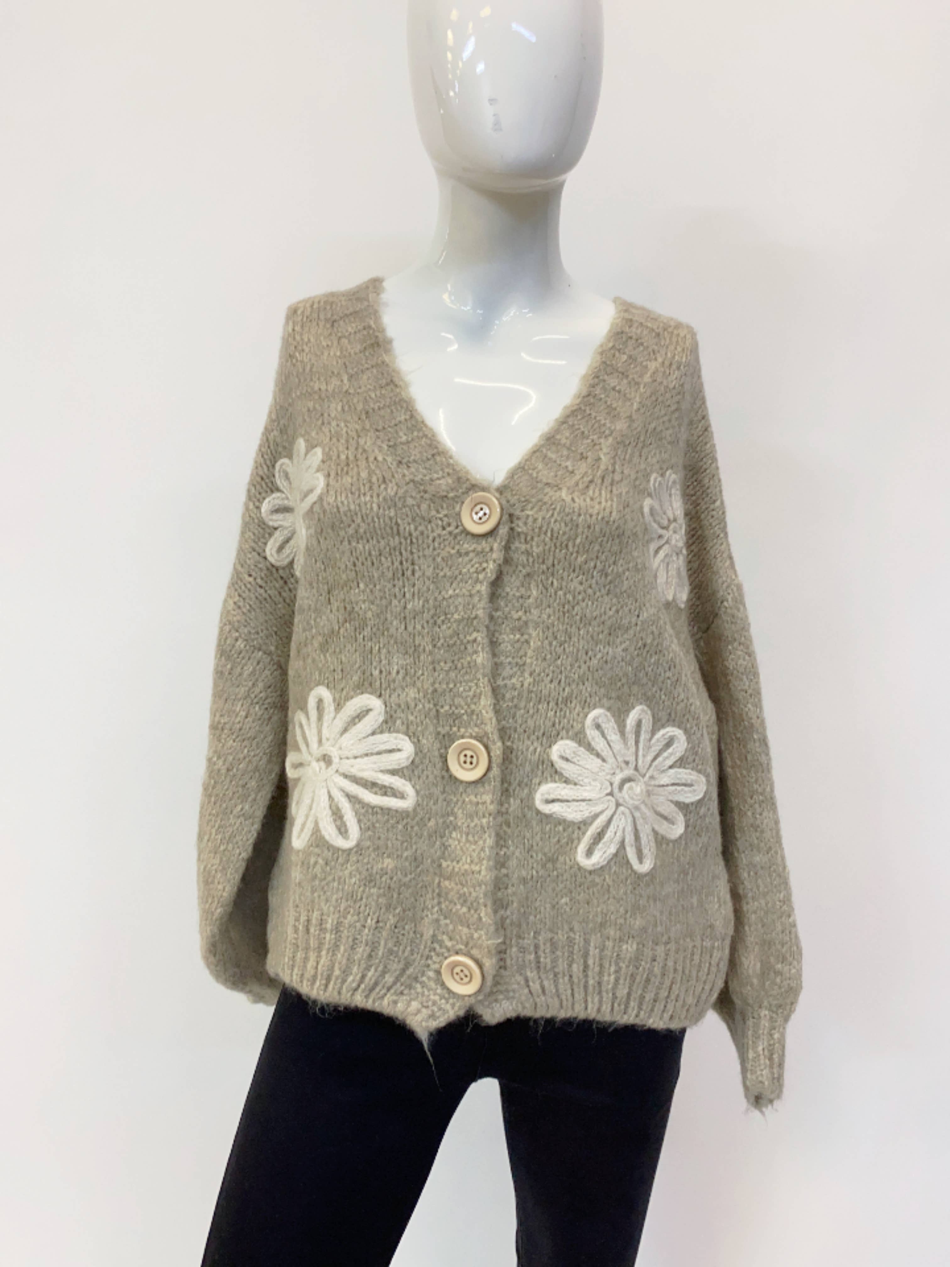 ORNELLA PARIS - Vendita all'ingrosso Cardigan - Donna - Cardigan ricamato LEL-G307799