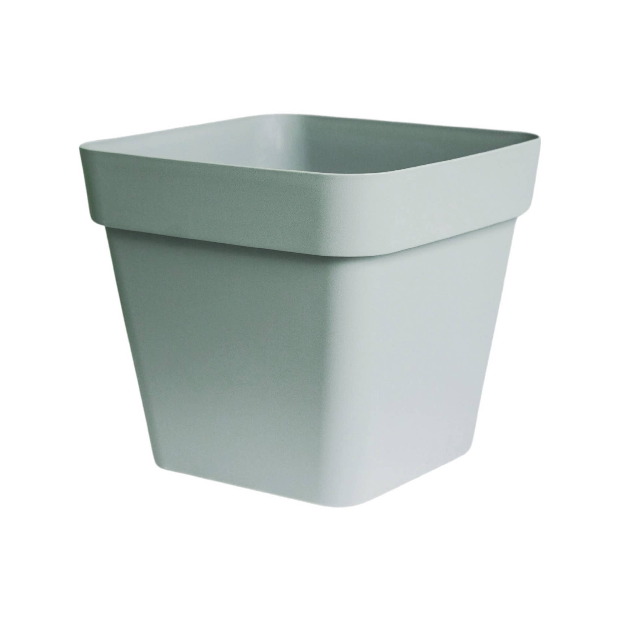 Ivyline International - Wholesale Plant Pot - Outdoor Recycled Plastic Cleo Square Planter with Wheels12