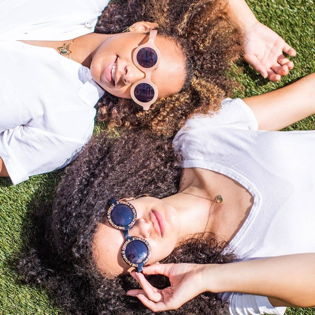 Gleam Eyewear - Wholesale Sunglasses - Women's - Future Is Female Sunglasses | Black7