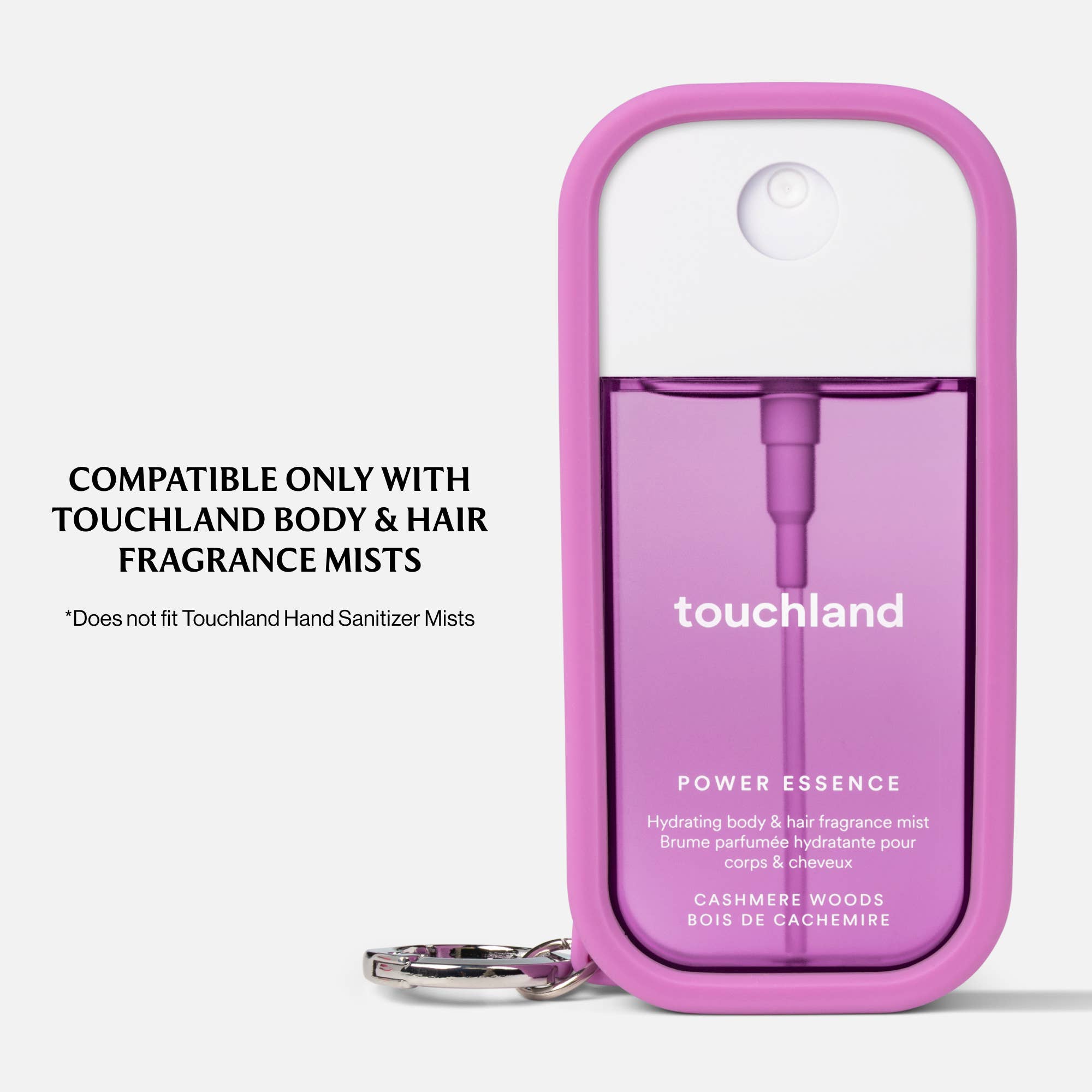 Touchland - Wholesale Perfume/Eau de Toilette - Cashmere Woods Power Essence Body & Hair Fragrance Mist1