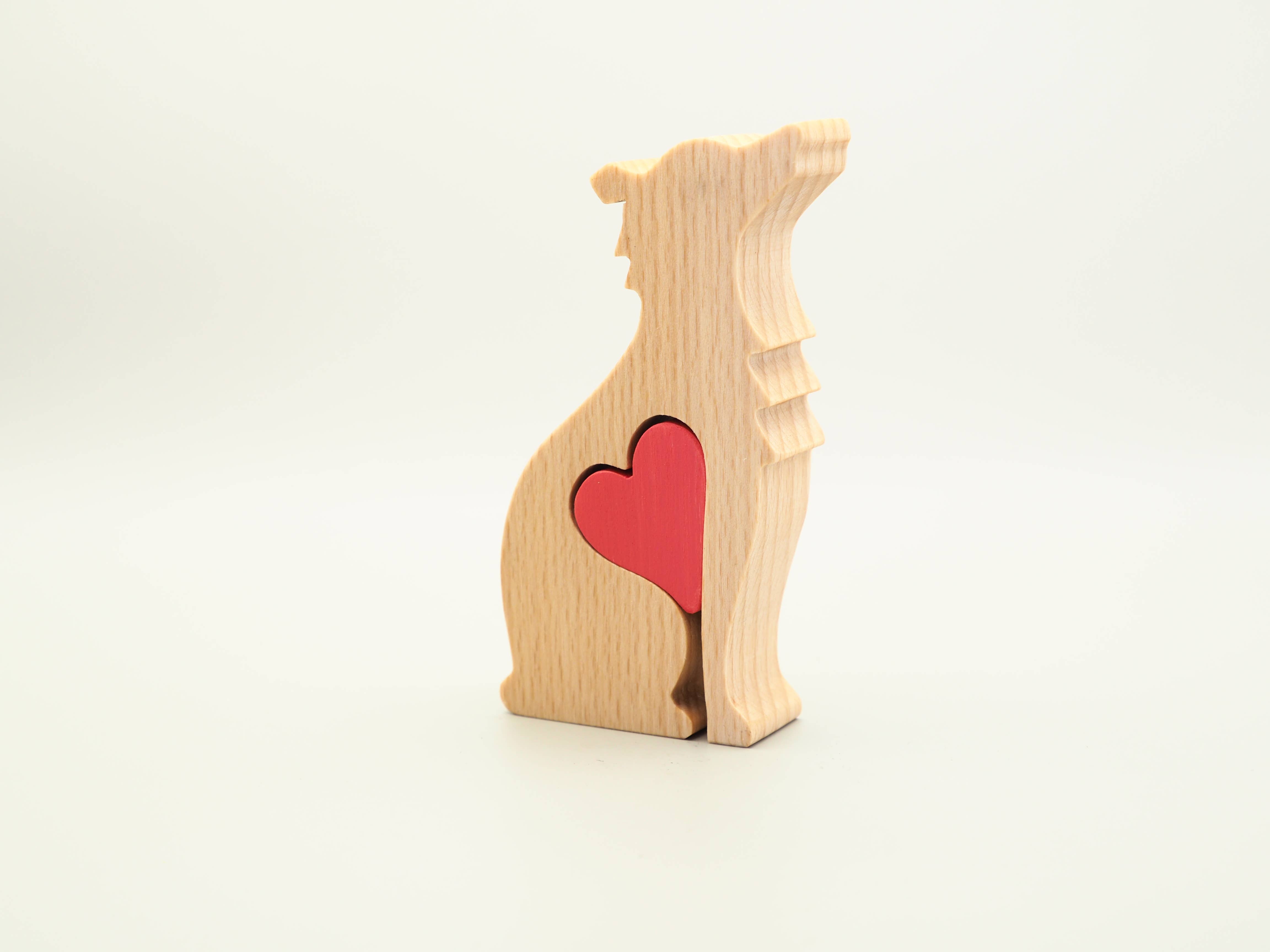 Wood Metamorphosis - Wholesale Decorative Figurine - Wooden Dog Decorative Figurine Starter Pack - MEDIUM7