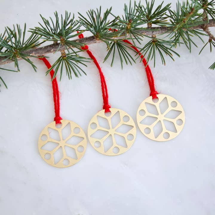 Mesa Blue - Wholesale Ornament - Christmas Ornaments, Package Topper Set - Snowflake