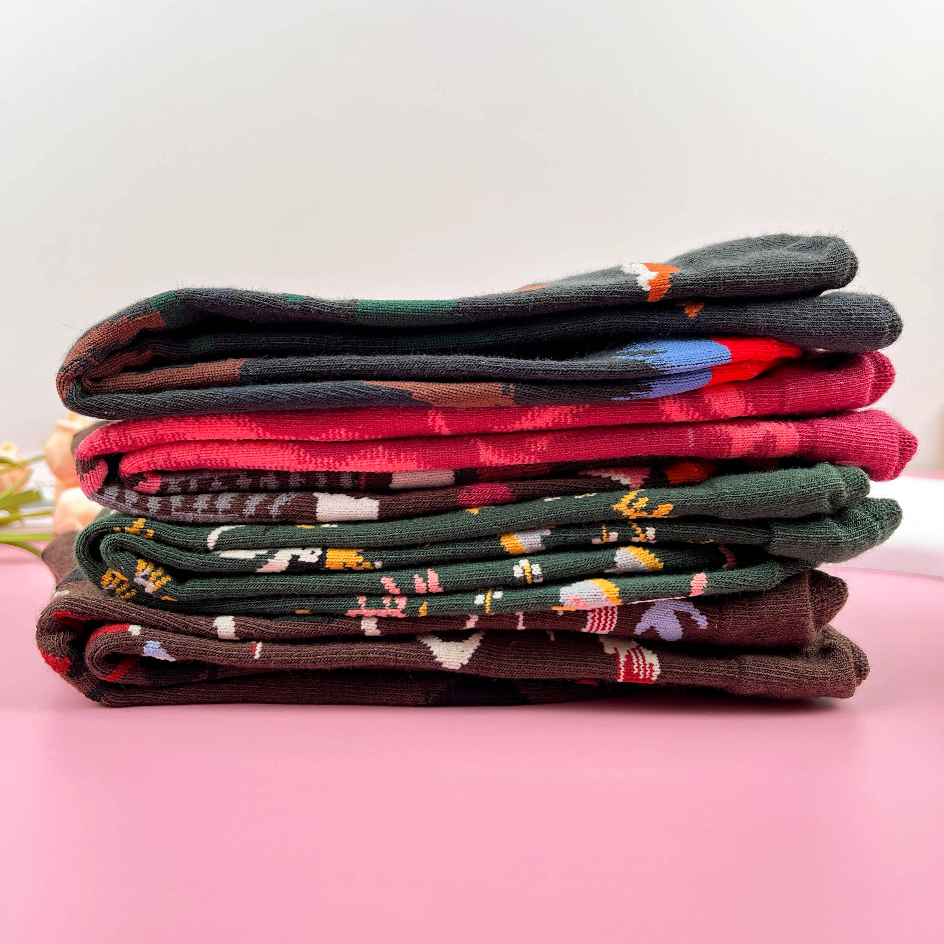 mildstyles - Wholesale Socks - Women's - Art Oil Painting Mid-Calf Comfort Socks9