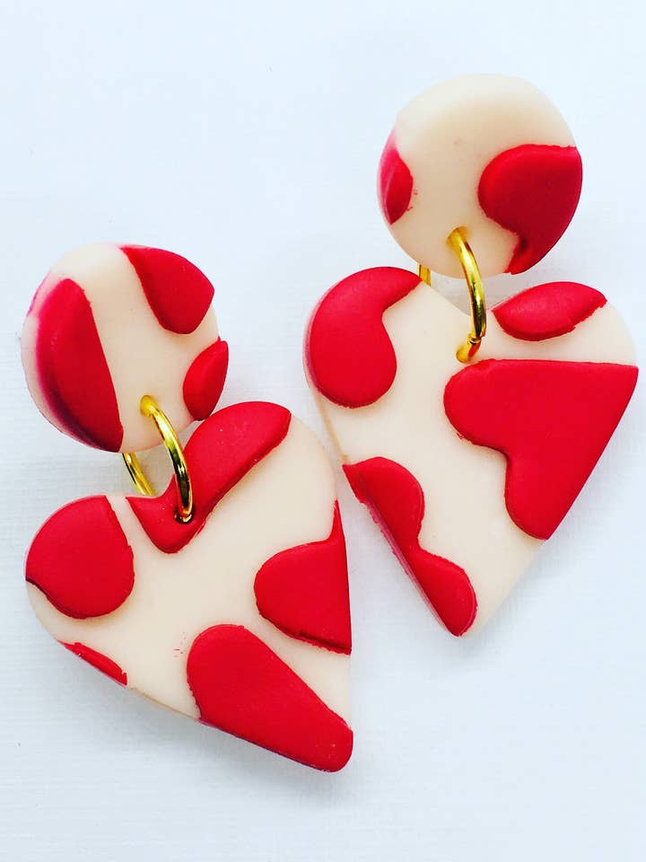 LOVE LOVE LOVE - Medium ørering for engroshandel hos No Shrinking Violet