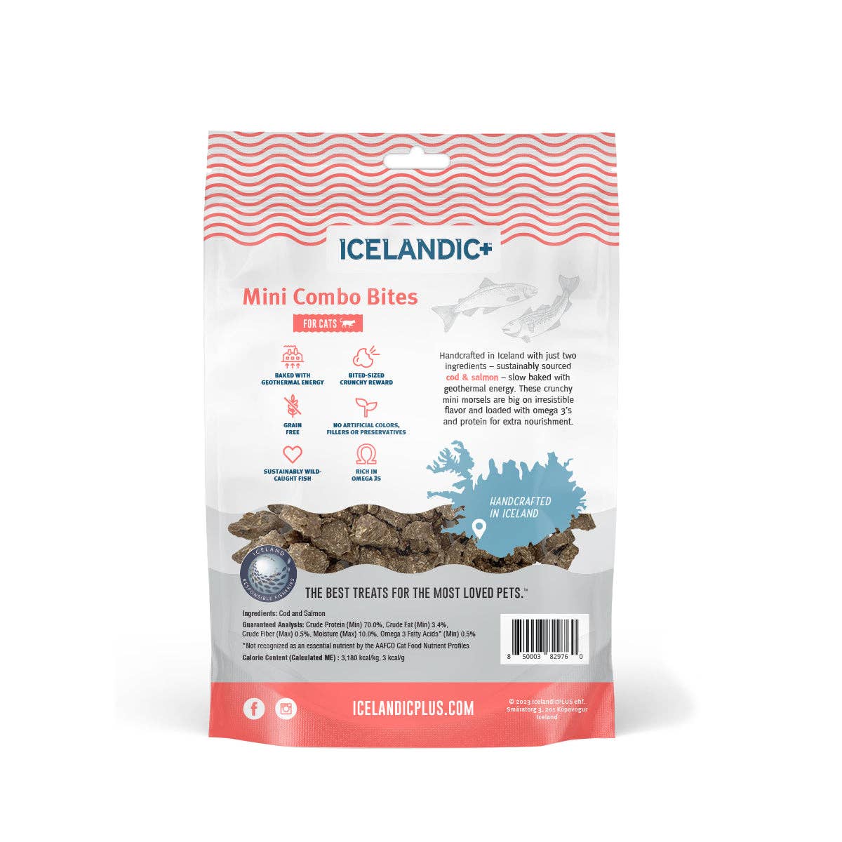 Icelandic+ - Wholesale Pet Treats - Cat - Cod & Salmon Mini Combo Bites Treats for Cats4