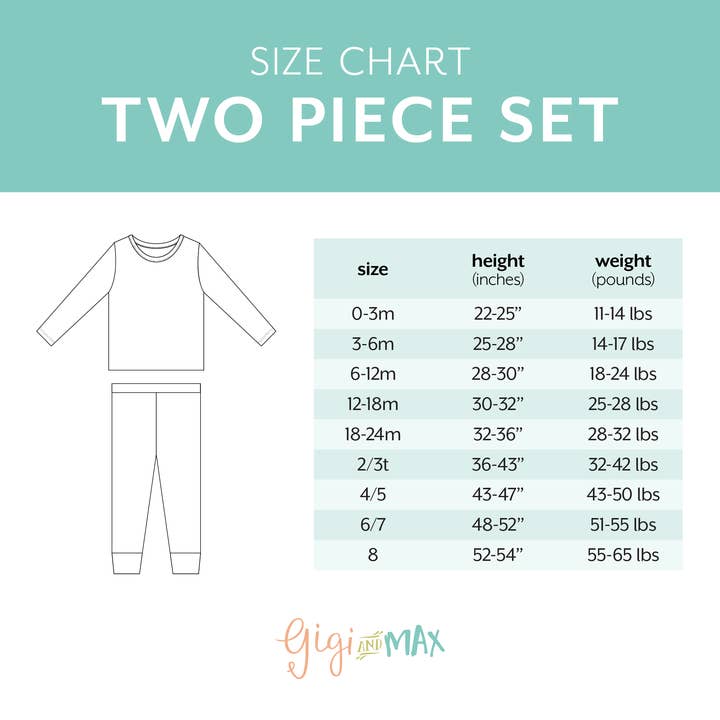 Gigi and Max - Wholesale Sleepwear Set - Kids - Samantha Bows TWO PIECE - NO BUTTON Bamboo Kids Lounge