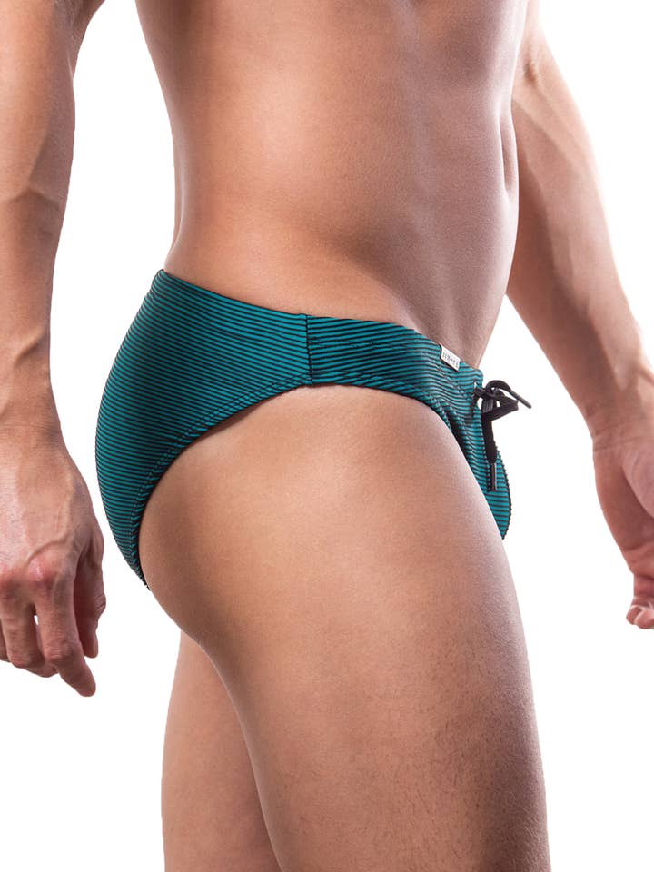 Peacock Ribbed Swim Brief C for wholesale by Jimaye LLC