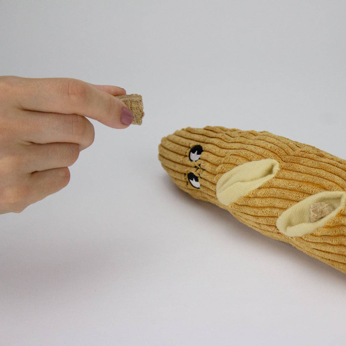 ADC Houndstone & Co. - Wholesale Pet Plush Toy - Dog - Houndstone Baguette Plush Interactive Dog Toy for Enrichment1