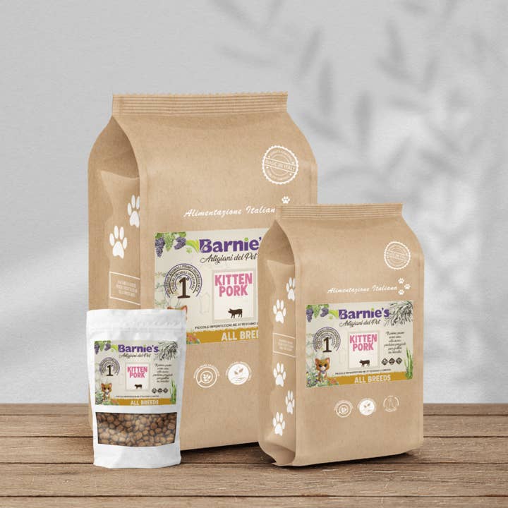 Kitten Monoprotein with Pork – Natural Cat Food for wholesale by Barnie's