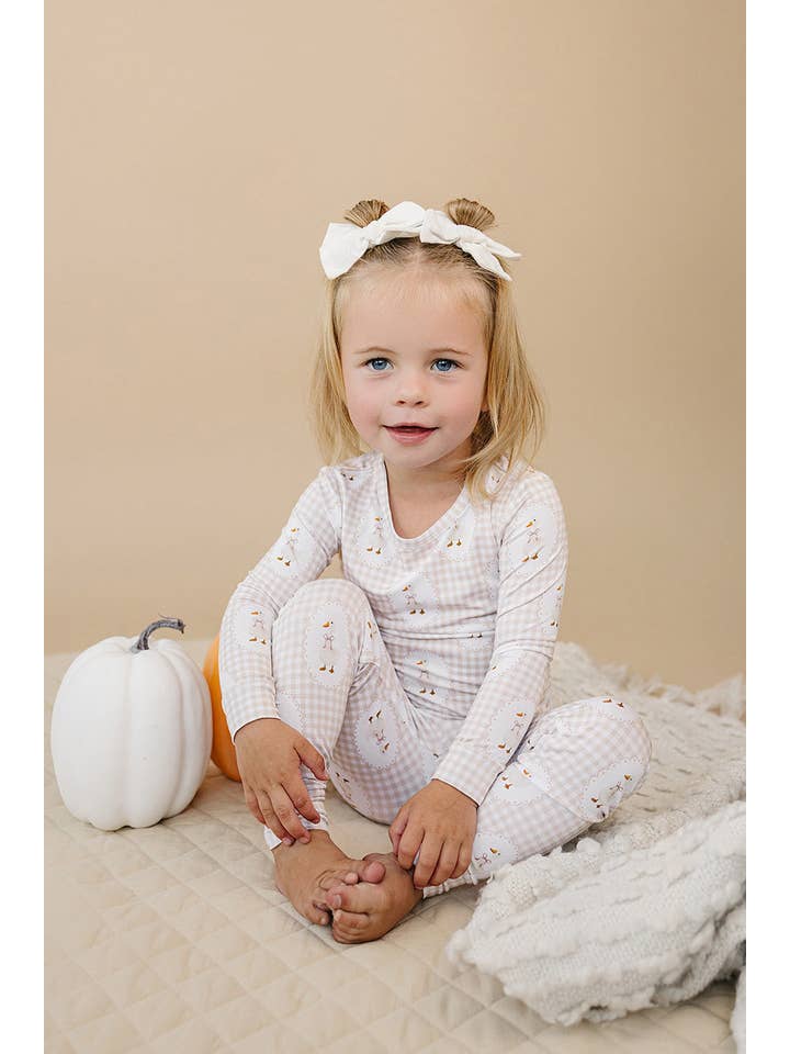 Lucky Panda Kids - Wholesale Sleepwear Set - Kids - Bamboo Two Piece Set | Gingham & Goose11