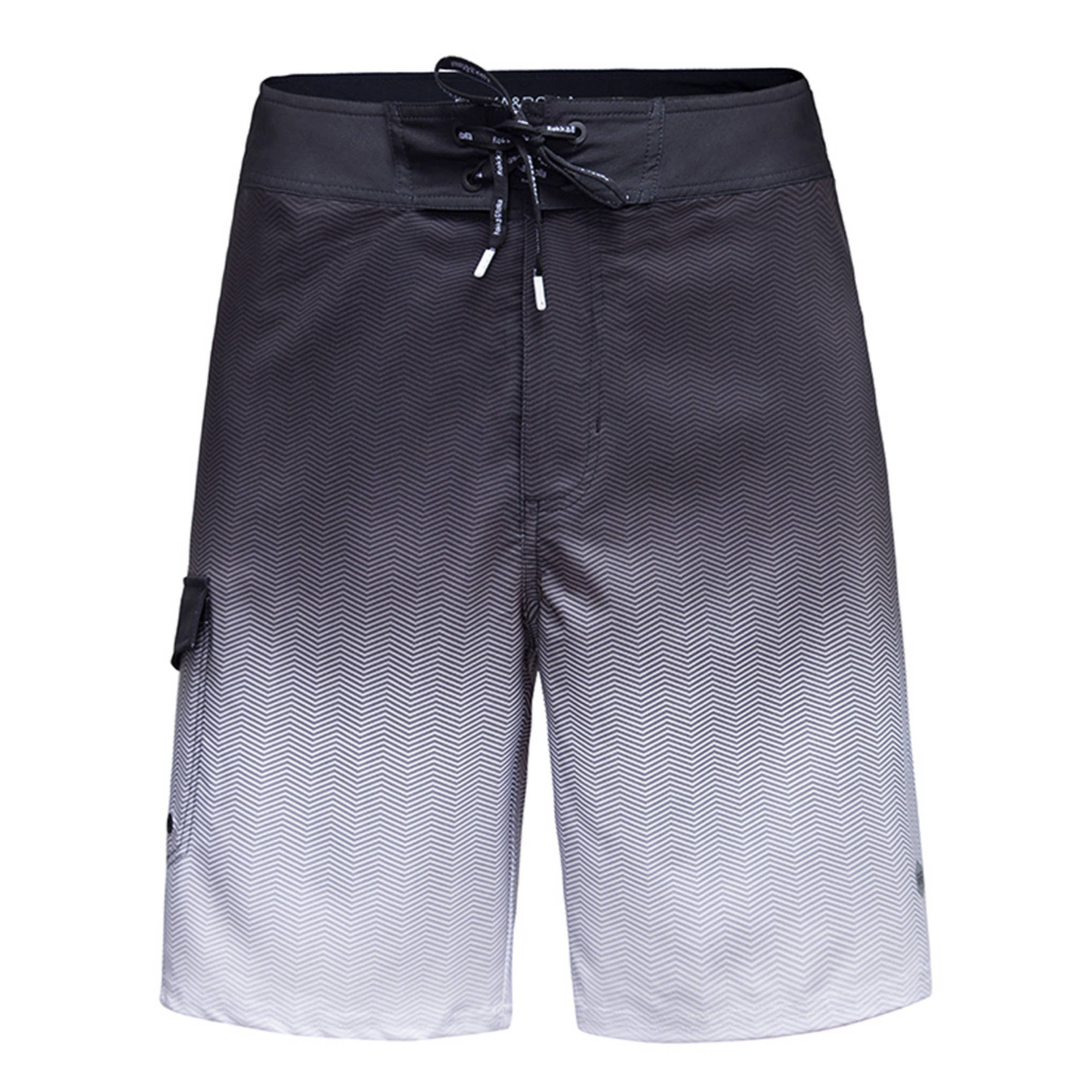 Rokka & Rolla - Wholesale Swim Shorts - Men's - Men's 9" 4-Way Stretch Board Swim Shorts Swimwear