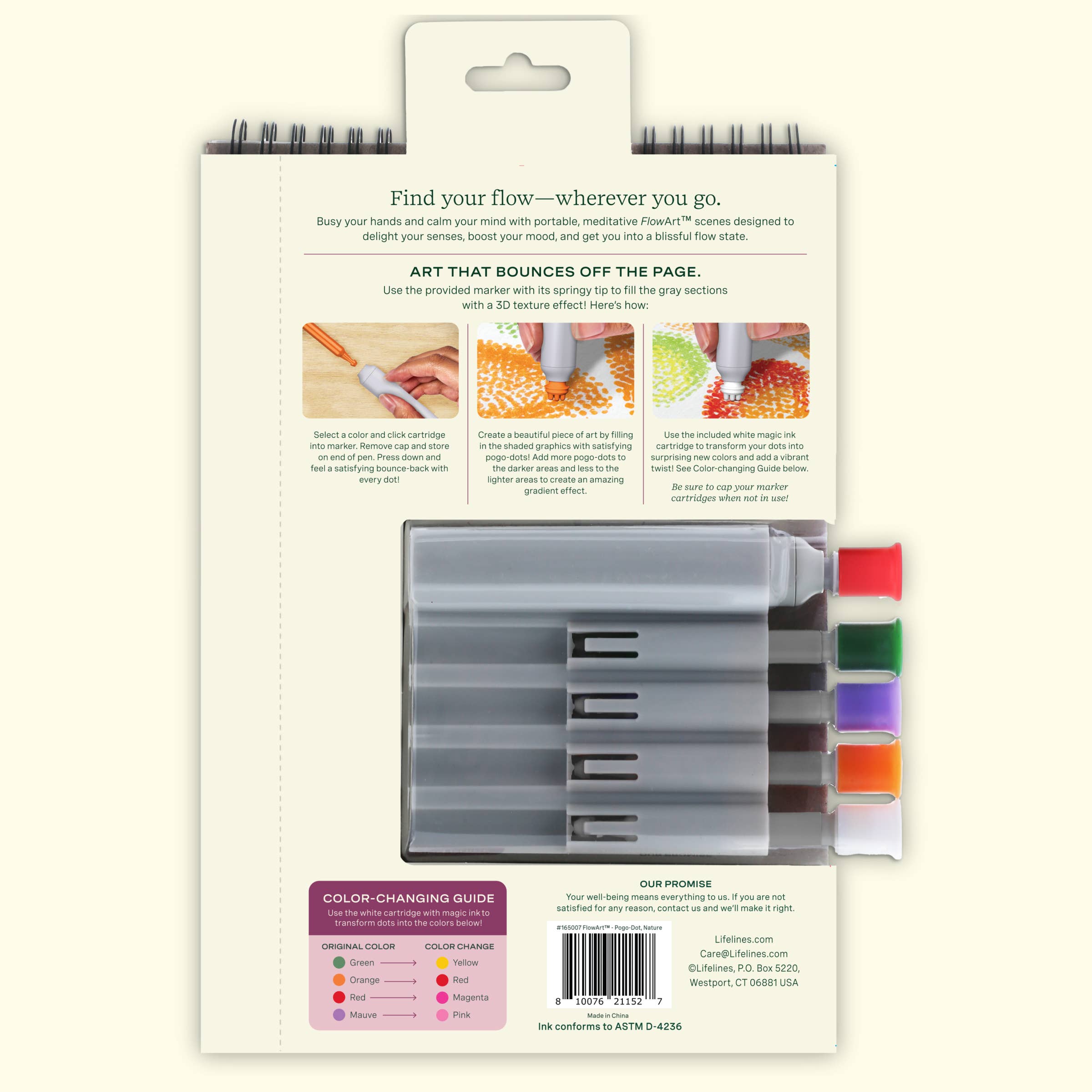 Lifelines - Wholesale Art Set - Kids & Baby - FlowArt Pogo-Dot Nature5