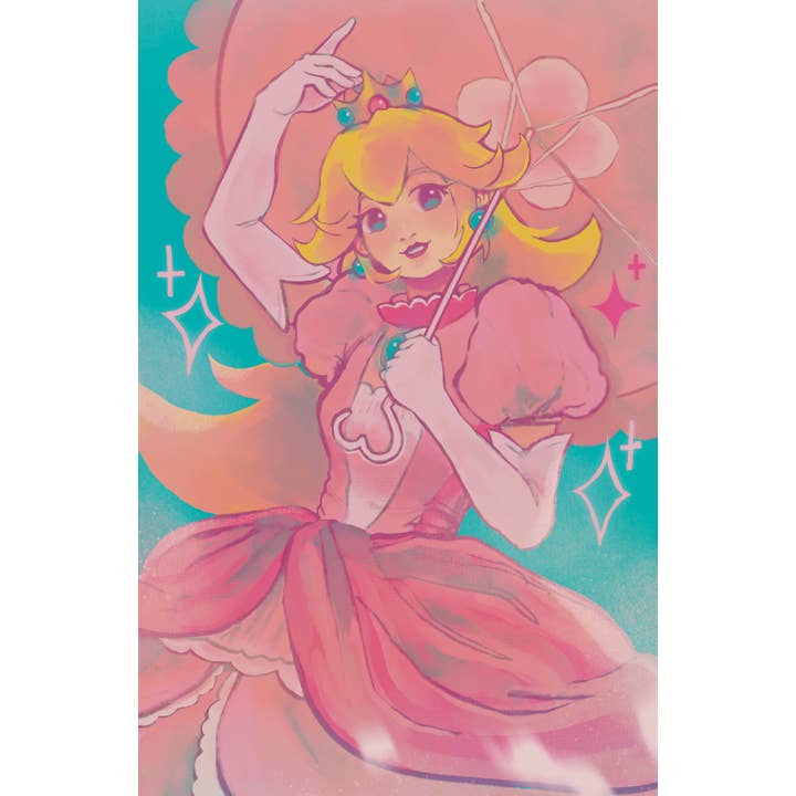 Peach Print for wholesale by Lycheemeadow