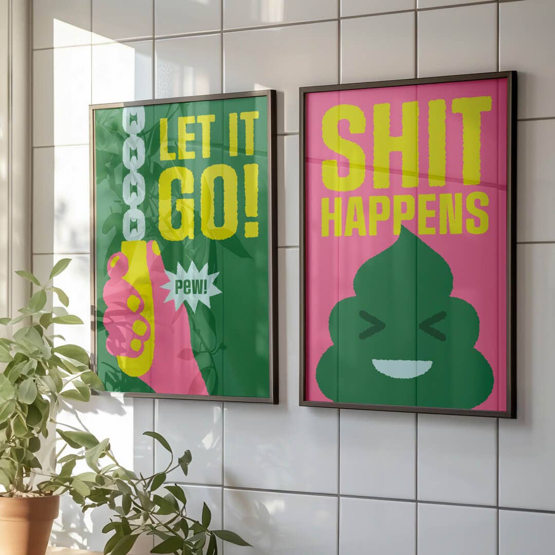 Redy. - Wholesale Poster - Let It Go! Poster - Toilet (30x40cm & 50x70cm)4