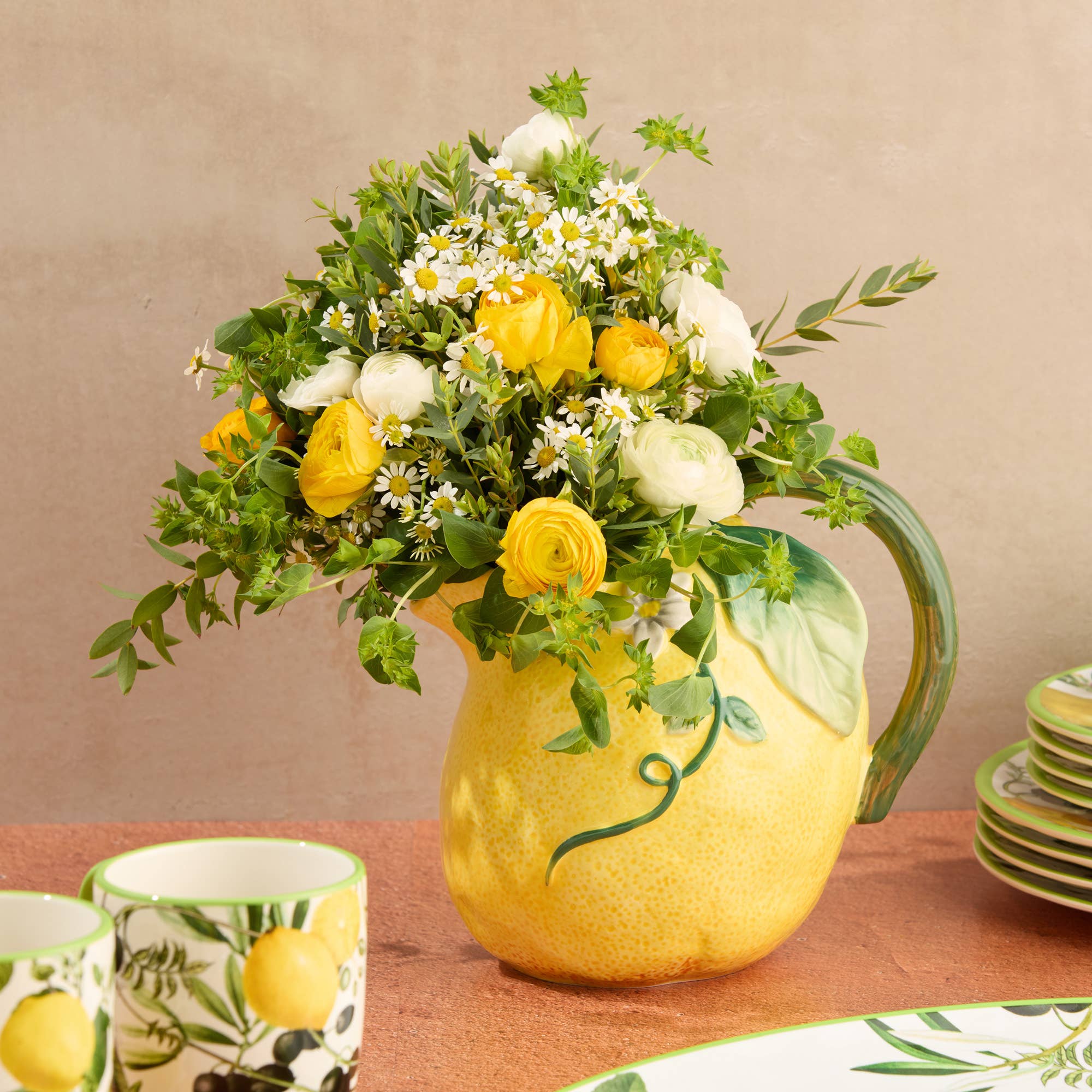 Certified International - Wholesale Pitcher - Citron 3-D Lemon Pitcher 2.25 qt.1