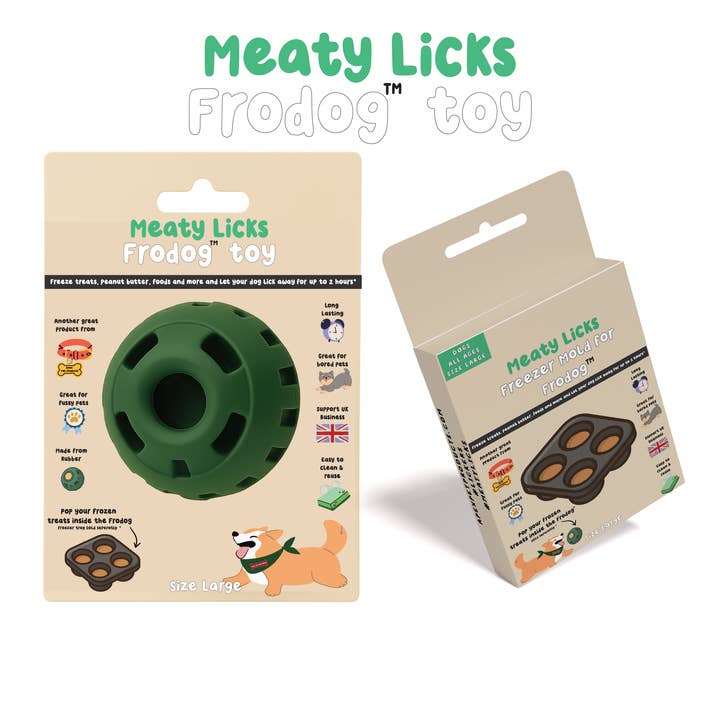FRODOG von Meaty Licks - Beschäftigungsspielzeug für Hunde und andere Ergebnisse für soopa im Großhandel. Kostenlose Rücksendungen und 60-Tage-Zahlungsziel auf Faire im Trend auf Faire.