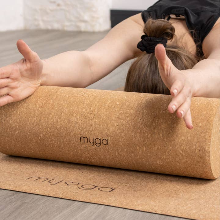 Myga - Wholesale Body Massager - Natural Cork Fascia Massage Roller Available in 10 x 30cm and 15 x 45cm11
