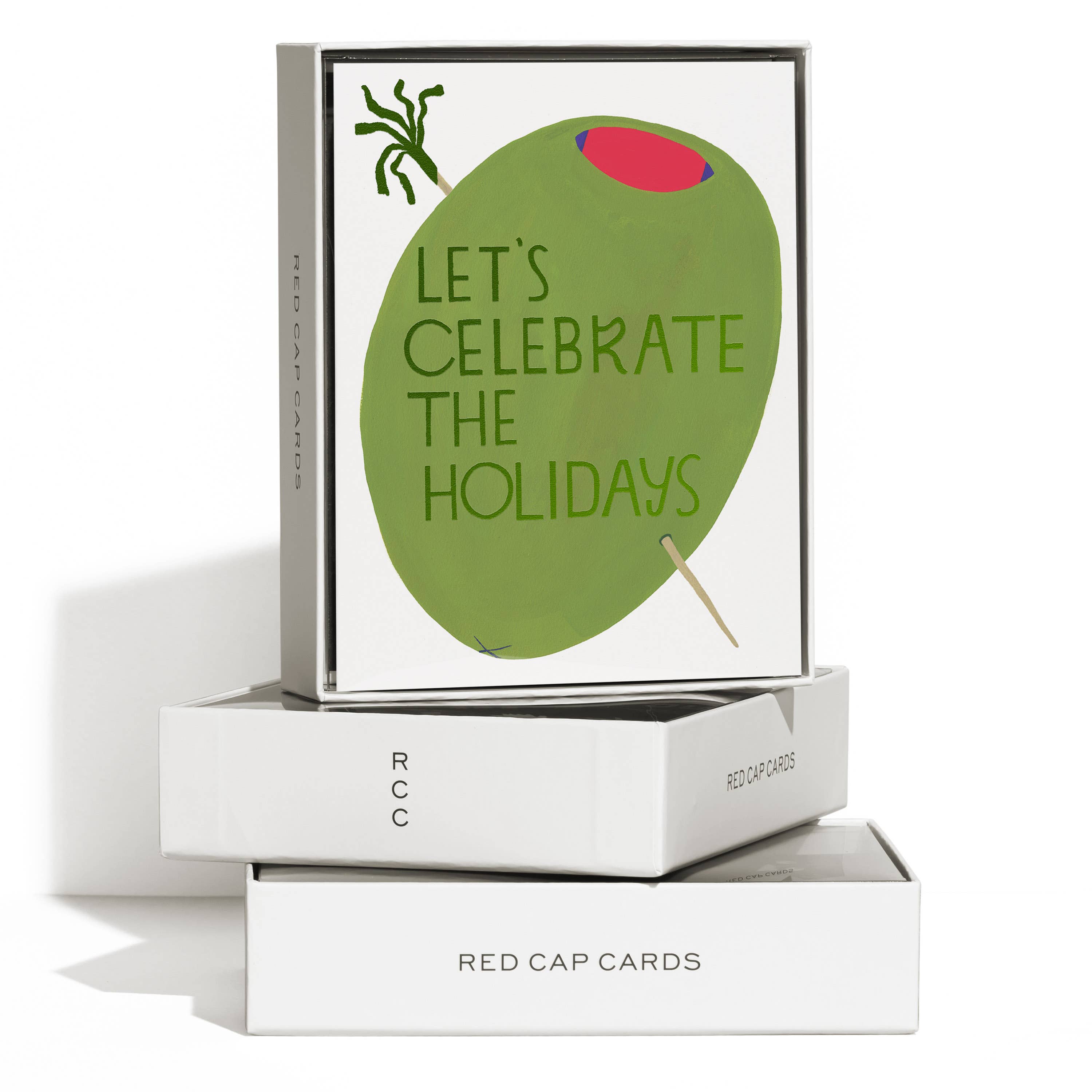 Red Cap Cards - Wholesale Season's Greetings Card - Olive Holidays holiday greeting card1