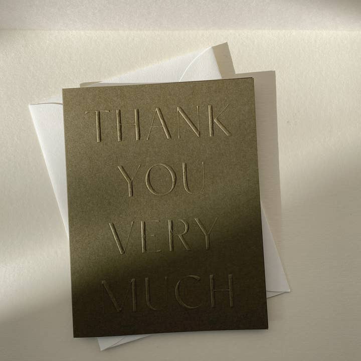 Jaymes Paper - Wholesale Thank You Card - Thank You No. 105