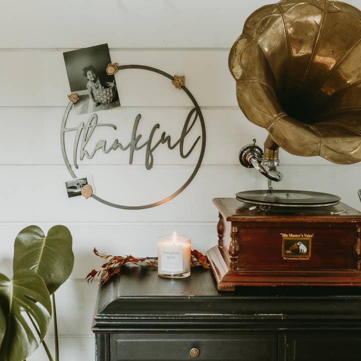 Thankful Circle Wall Decor for wholesale by Keystone Steel Co.