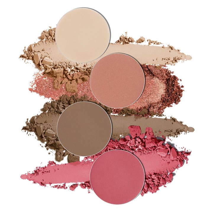 Fitglow Beauty - Vente Highlighters et enlumineurs - Fard à joues, ombre + couleur pressée pour sourcils multi-usages11