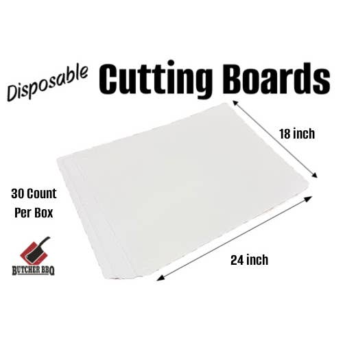 Butcher BBQ Inc - Wholesale Cutting Board - Disposable Cutting Boards/18"x24"/30ct/ Fold Up Edges1
