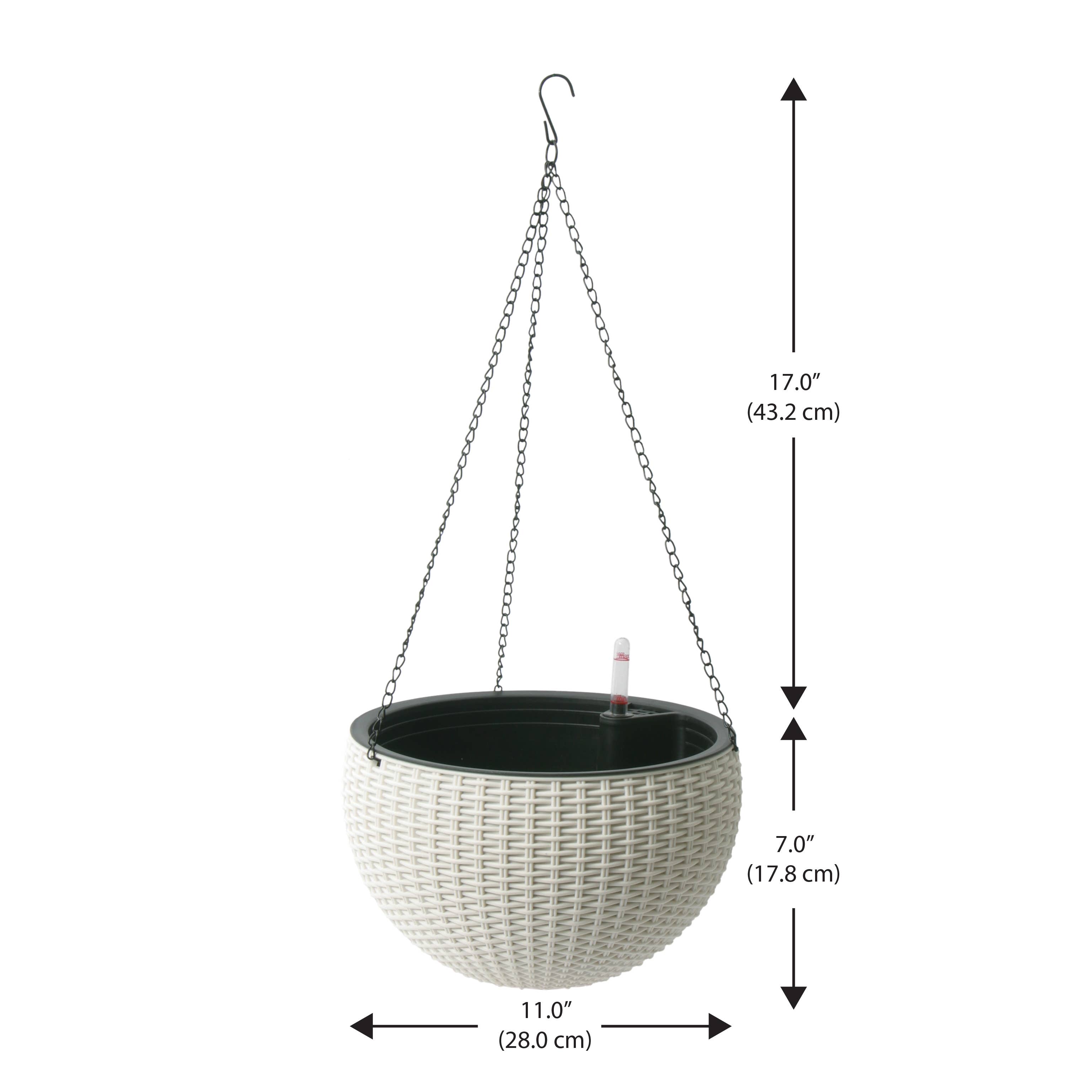 Algreen - Wholesale Hanging Planter - Modena Self-Watering Hanging Basket Planter9