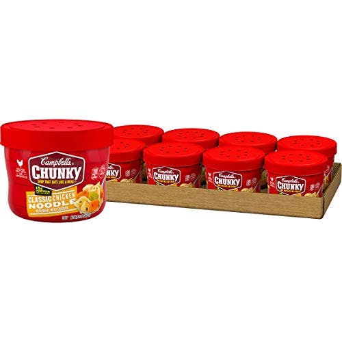 Shop The King - Wholesale Soup - Campbell's Chunky Classic Chicken Noodle Soup Microwavable Bowl, 15.25 Oz