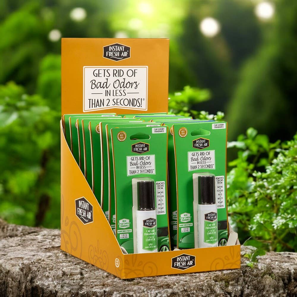 Instant Fresh Air - Wholesale Car Freshener - Unisex - Car Air, Rainforest Bliss, 1.35 Oz (40 Ml).  -Display4