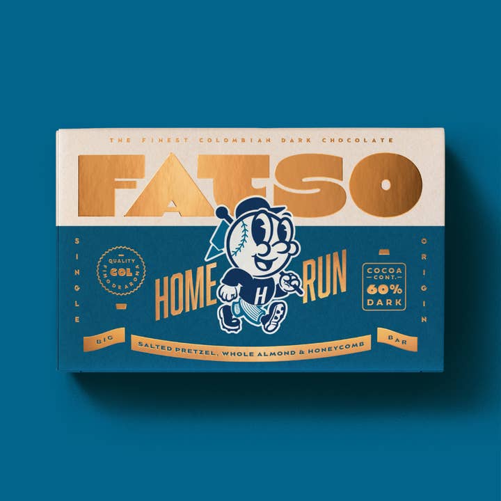Fatso - Wholesale Chocolate Bar - HOME RUN 150g - 60% Dark chocolate vegan chunky bar1