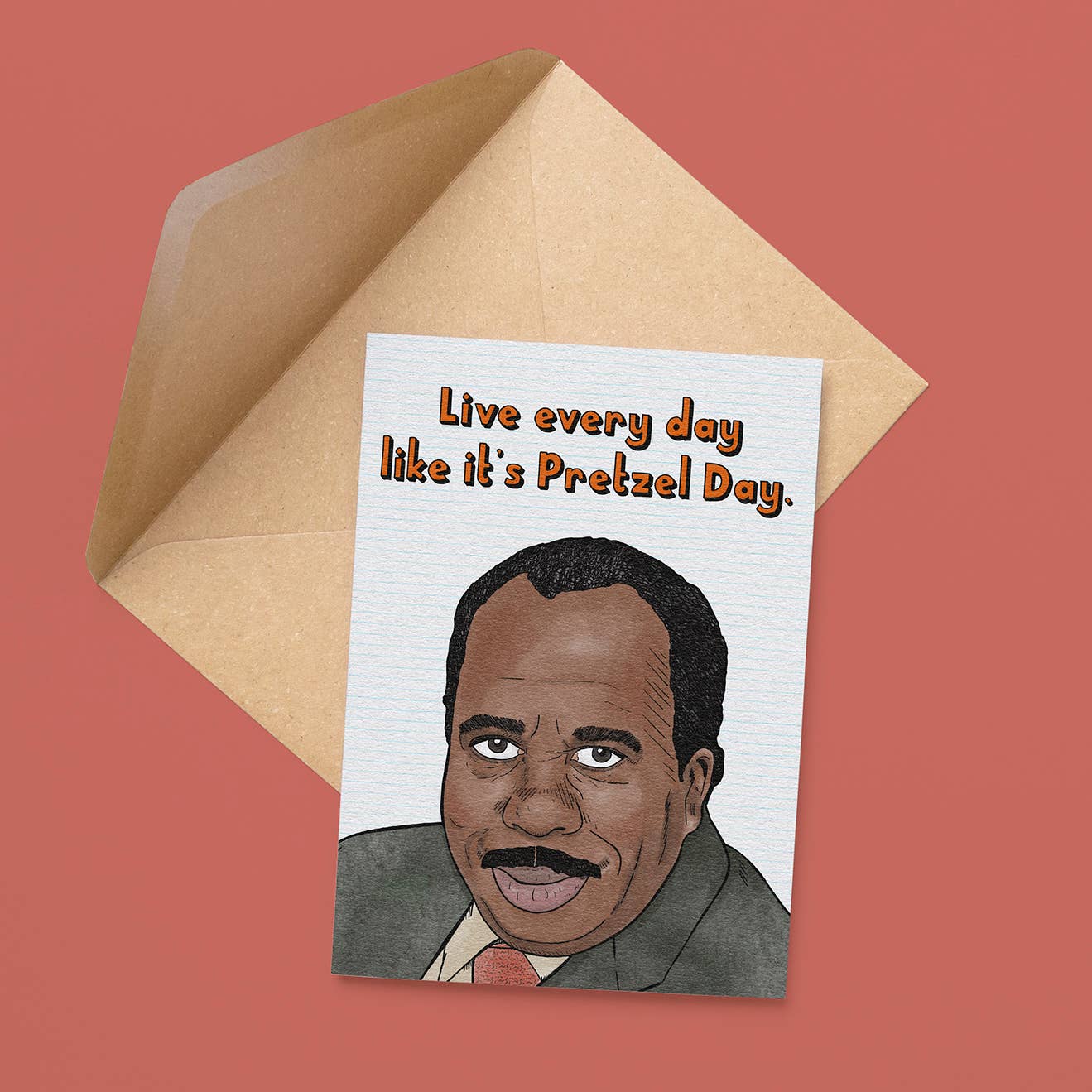 Pretty Good Cards - Wholesale Everyday Greeting Card - Pretzel Day Card1