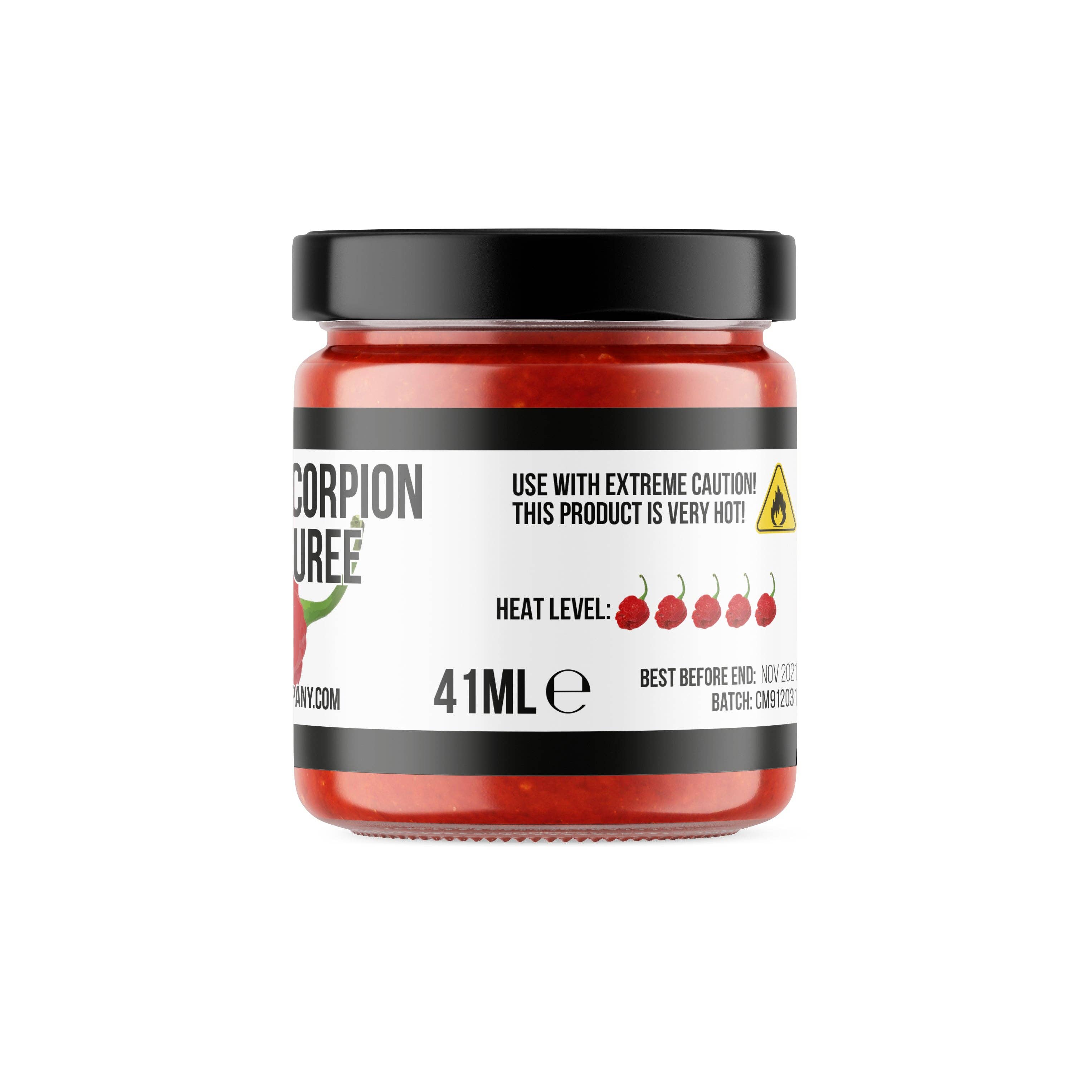 Chilli Mash Company - Vendita all'ingrosso Salse piccanti - Purea di peperoncino Trinidad Moruga Scorpion | 41ml | Chilli Mash Company1