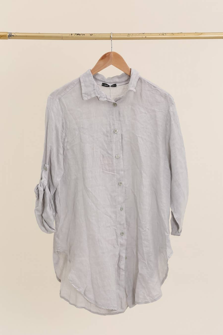 la maison des fibres naturelles - Wholesale Button Down Shirt - Women's - 100% linen shirt 62015928
