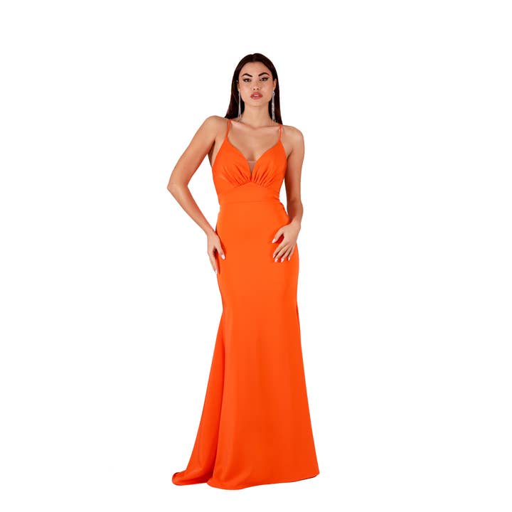 Lange jurk voor wholesale door Kuea Italian Style