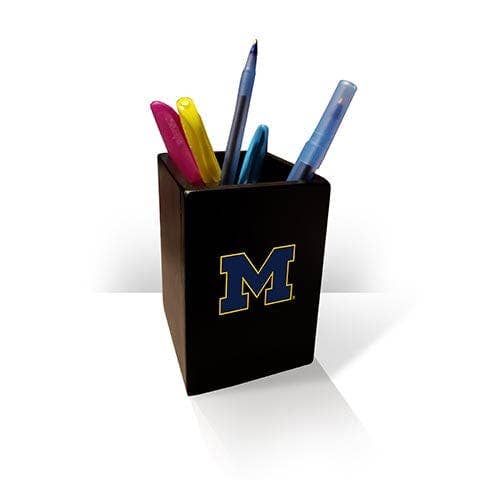 Fan Creations - Wholesale Pen & Pencil Holder - University of Michigan Pen Holder