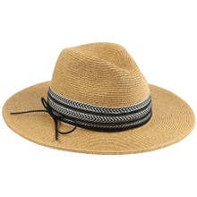 Western Fedora 3" Brim Paper 8187 Hat Spring for wholesale by Jeanne Simmons Accessories