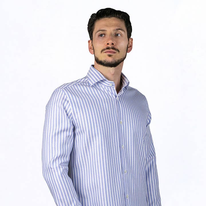 Men's shirt in 100% double-twisted cotton Made in Italy and other Purchase Wholesale camicie uomo all. Free Returns & Net 60 Terms on Faire trending on Faire.
